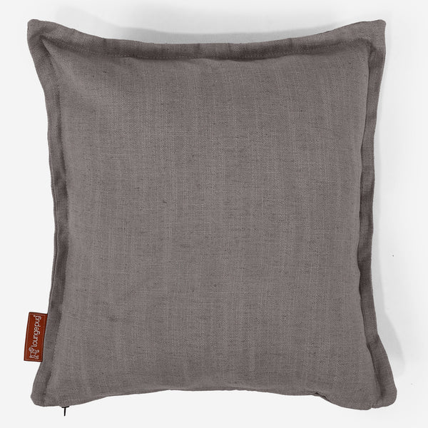 Scatter Cushion Cover 47 x 47cm - Linen Look Slate Grey 01