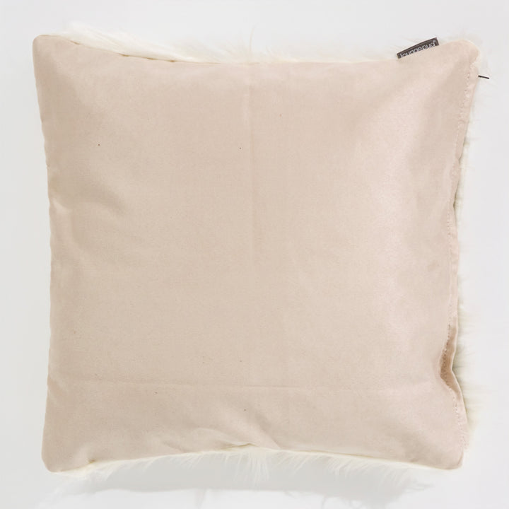 Scatter Cushion Cover 47 x 47cm - Mongolian Fur Cream 02