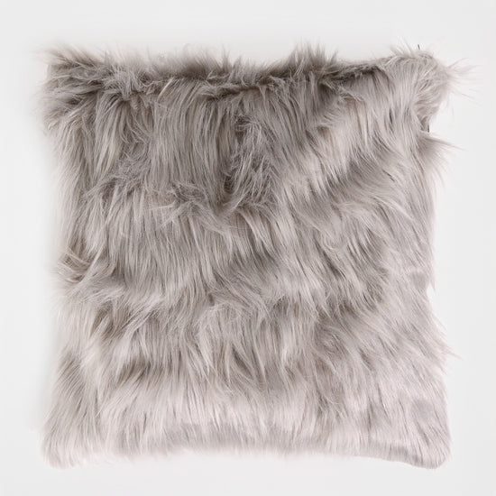 Scatter Cushion Cover 47 x 47cm - Mongolian Fur Grey 01