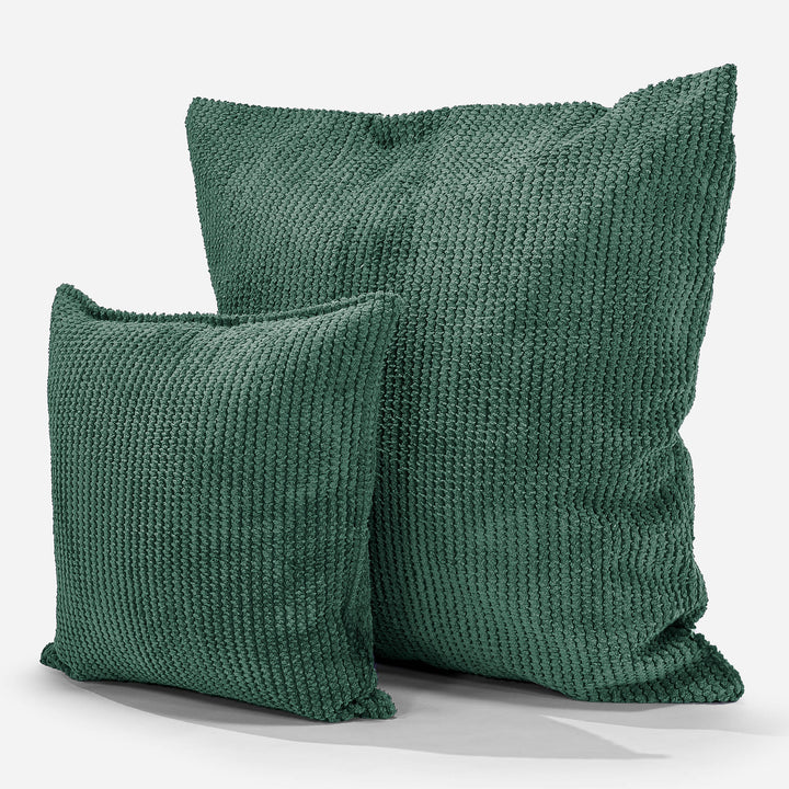 Scatter Cushion Cover 47 x 47cm - Pom Pom Emerald Green 02