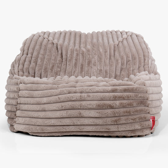 Sloucher Bean Bag Chair - Ultra Plush Cord Minky 02