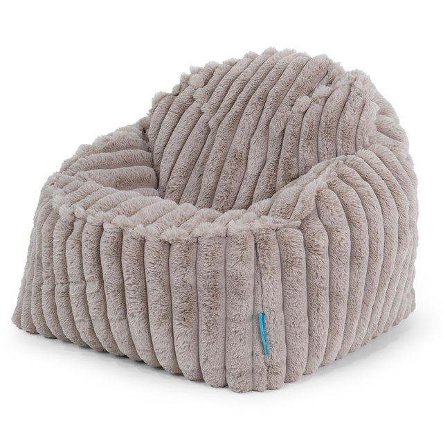 Sloucher Child's Bean Bag 2-10 yr - Ultra Plush Cord Minky 01