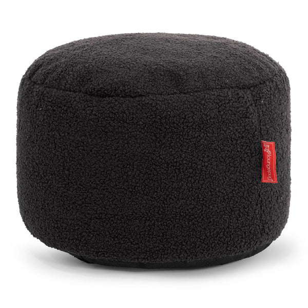 Small Round Footstool Replacement Cover - Boucle 01
