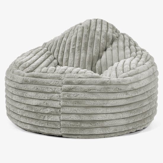 Archi Bean Bag Chair - Ultra Plush Cord Sage Green 01