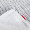 Sherpa Throw / Blanket - Ultra Plush Cord Duck Egg Blue 01