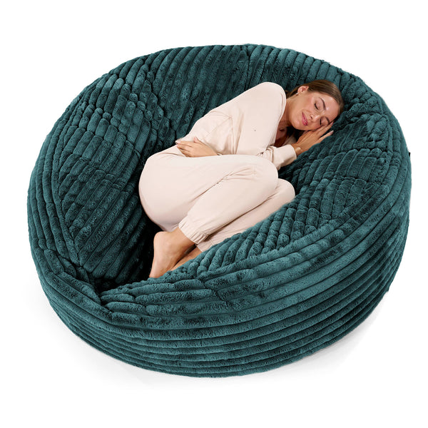 Mega Mammoth Bean Bag Sofa - Ultra Plush Cord Teal
