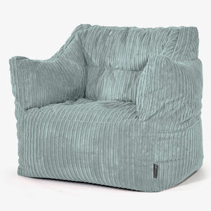 Victor Bean Bag Armchair - Cord Mint Green
