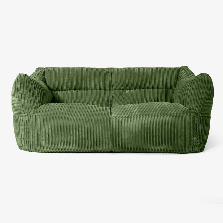 Victor Sofa Bean Bag - Cord Forest Green 01