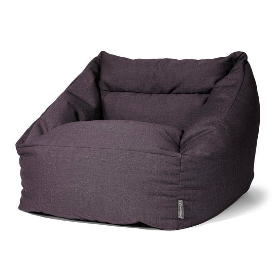 Maya Bean Bag Chair - Sunbrella Navy Blue 01