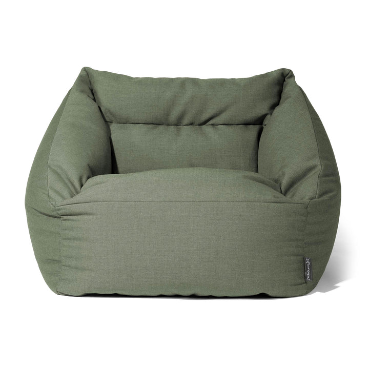 Maya Bean Bag Chair - Sunbrella Olive Green 02