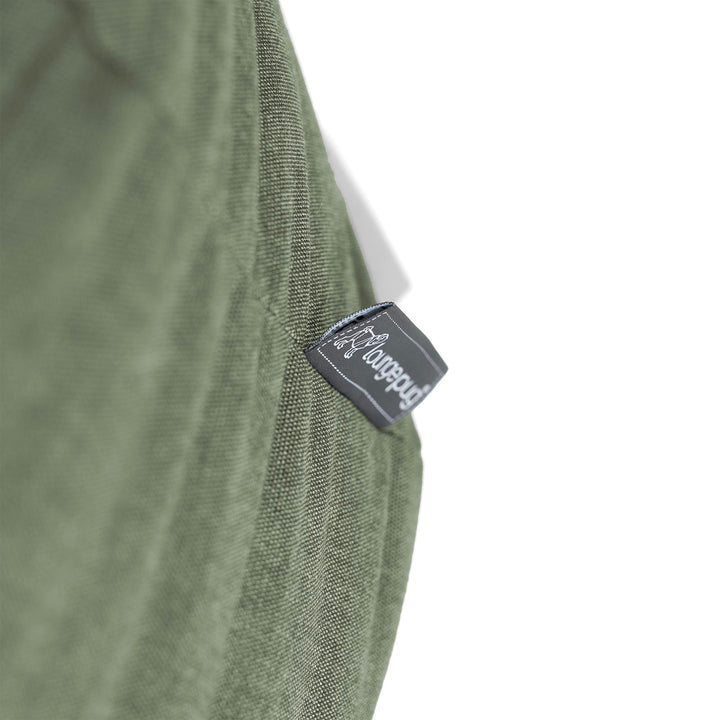 Maya Bean Bag Chair - Sunbrella Olive Green 03