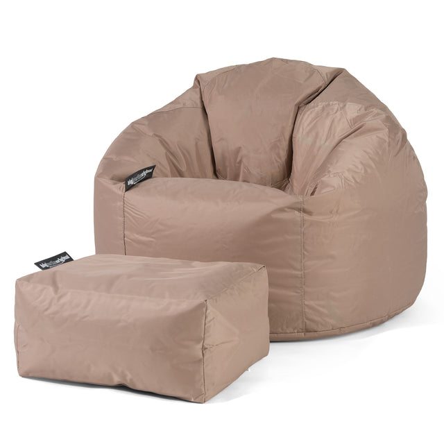 Outdoor Classic Bean Bag Chair - SmartCanvas™ Beige 02