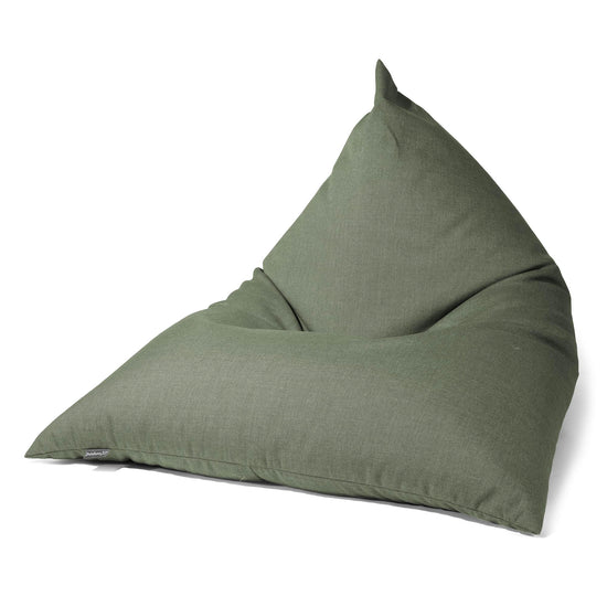 Outdoor Gaming Lounger Bean Bag - Sunbrella Olive Green 01