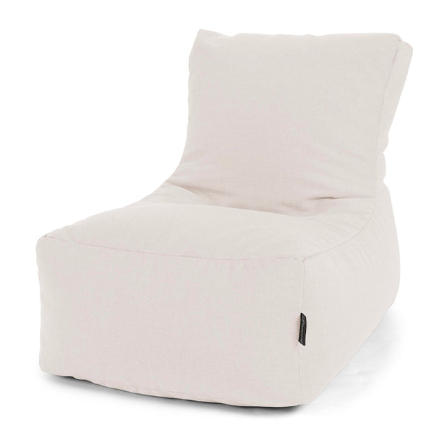 Outdoor Lounger Bean Bag Chair - Sunbrella Ivory 01