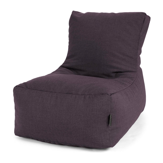 Outdoor Lounger Bean Bag Chair - Sunbrella Navy Blue 01