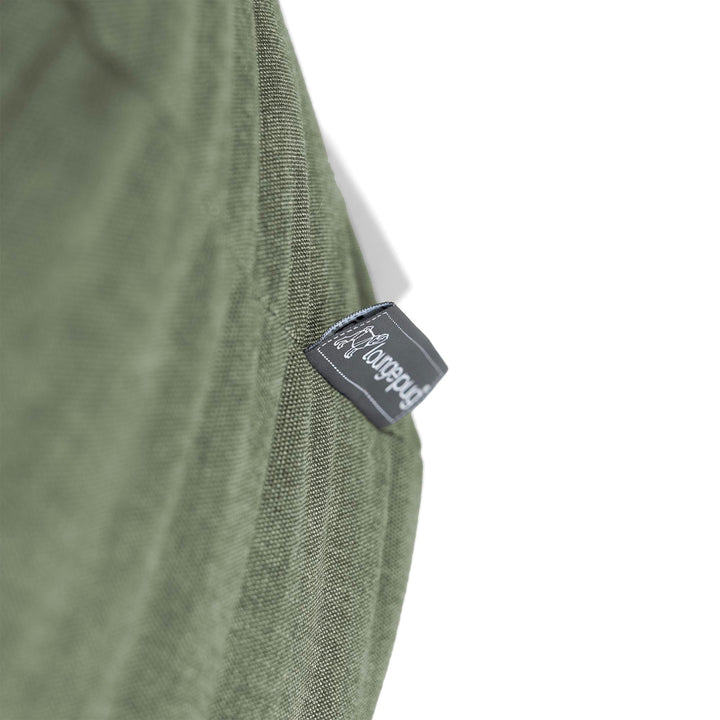 Outdoor Lounger Bean Bag Chair - Sunbrella Olive Green 03