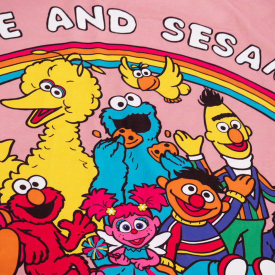 Fleece Throw / Blanket - Peace Love & Sesame Street 03