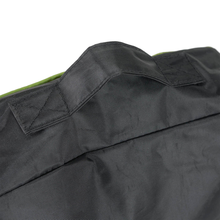 Quilted Gaming Bean Bag Chair - Black / Green 06