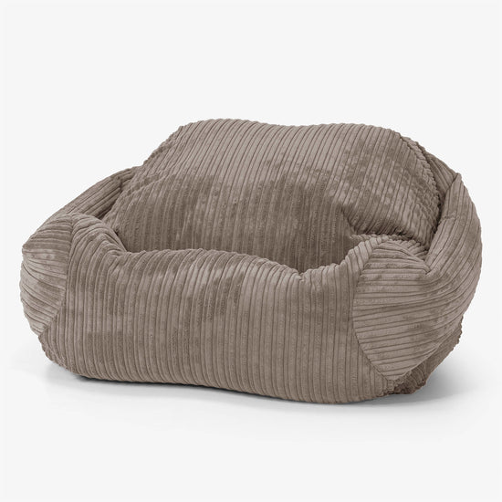 Sabine Bean Bag Armchair - Cord Dovetail Grey 01