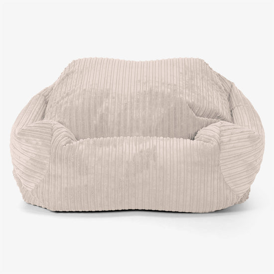 Sabine Bean Bag Armchair - Cord Ivory 02
