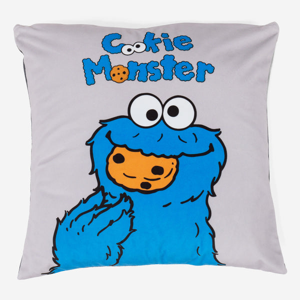 Scatter Cushion Cover 47 x 47cm - Cookie Monster Grey 01