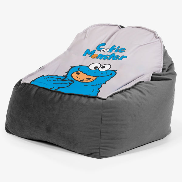 Sloucher Child's Bean Bag 2-10 yr - Cookie Monster 01