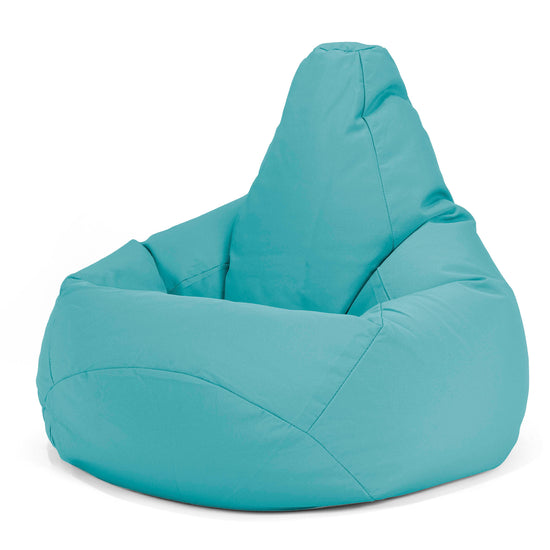 SoleiStorm™ Ultra 2000 h+ Outdoor Highback Bean Bag Chair - Olefin Aqua 02