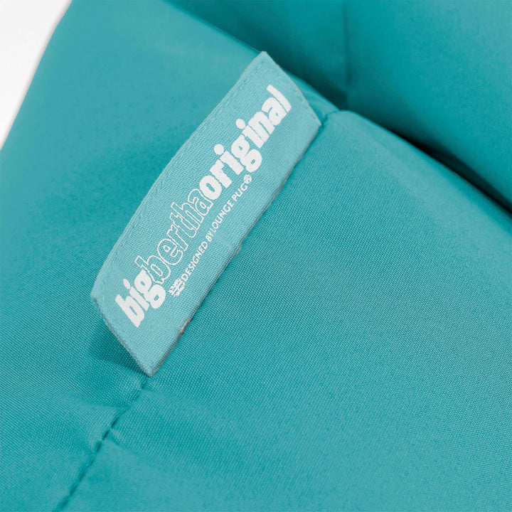 SoleiStorm™ Ultra 2000 h+ Outdoor Highback Bean Bag Chair - Olefin Aqua 03