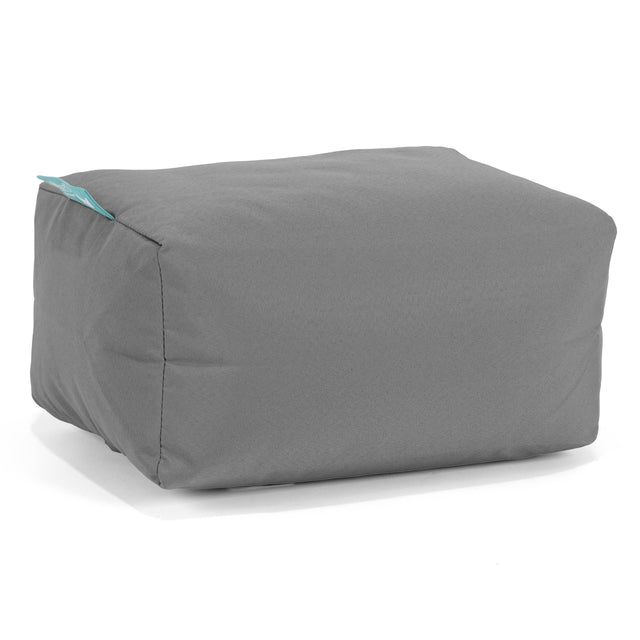 SoleiStorm™ Ultra 2000 h+ Outdoor Small Footstool - Olefin Mid Grey 01