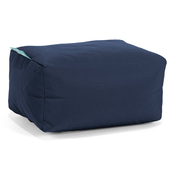 SoleiStorm™ Ultra 2000 h+ Outdoor Small Footstool - Olefin Navy 01