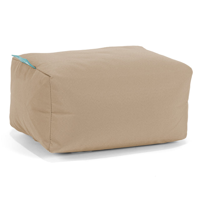 SoleiStorm™ Ultra 2000 h+ Outdoor Small Footstool - Olefin Beige 01
