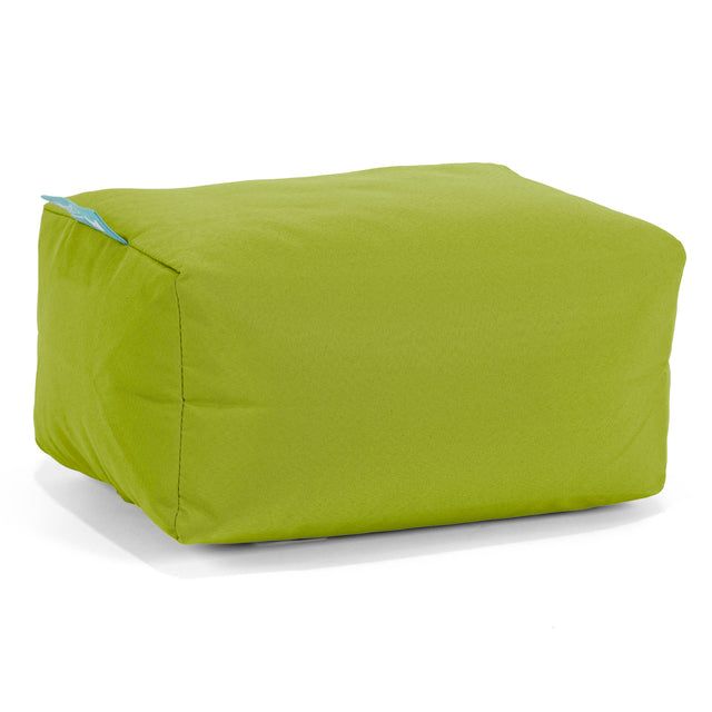 SoleiStorm™ Ultra 2000 h+ Outdoor Small Footstool - Olefin Lime Green 01