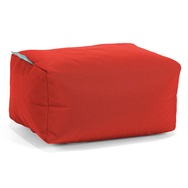 SoleiStorm™ Ultra 2000 h+ Outdoor Small Footstool - Olefin Red 01