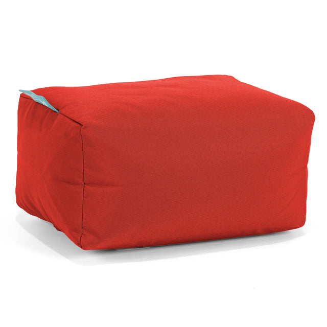 SoleiStorm™ Ultra 2000 h+ Outdoor Small Footstool - Olefin Red 01