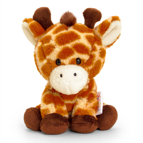 14cm Giraffe Soft Toy Yellow Brown Cuddly Plush Childrens Stuffed Animal Big Bertha Original IE
