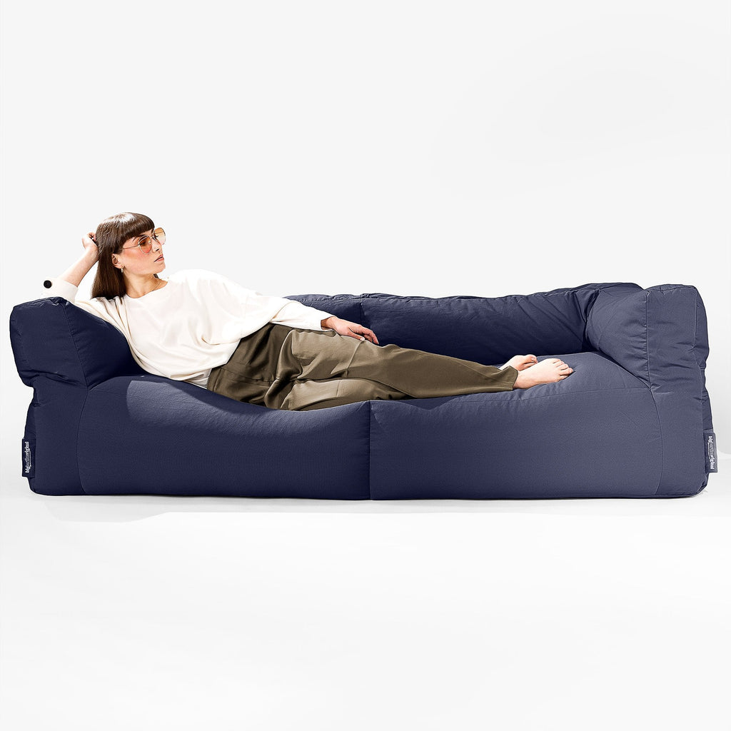 SoleiStorm™ Ultra 2000 h+ 3 Seater Sofa Outdoor Bean Bag - Olefin Navy 04