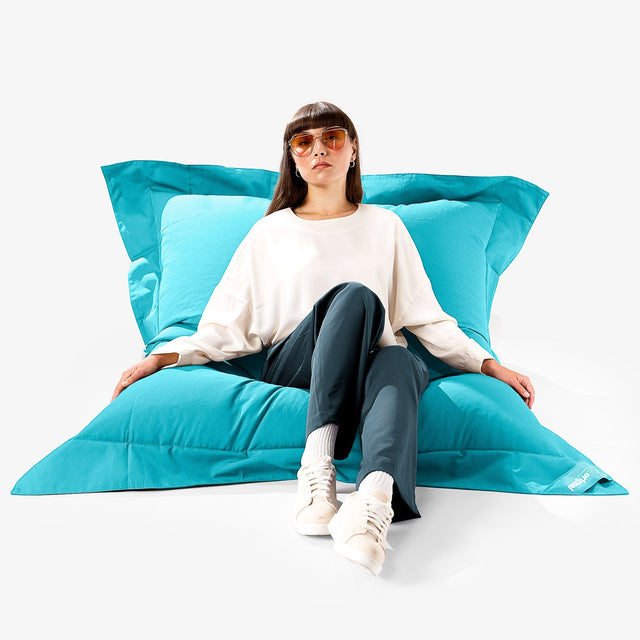 SoleiStorm™ Ultra 2000 h+ XXL Giant Outdoor Bean Bag - Olefin Aqua 01