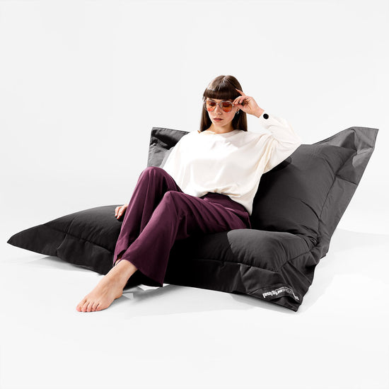 SoleiStorm™ Ultra 2000 h+ XXL Giant Outdoor Bean Bag - Olefin Black 02
