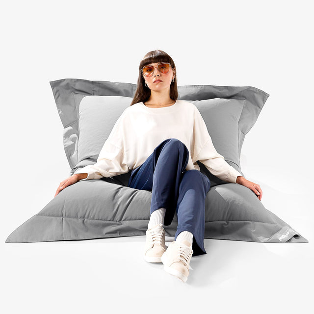 SoleiStorm™ Ultra 2000 h+ XXL Giant Outdoor Bean Bag - Olefin Mid Grey 01