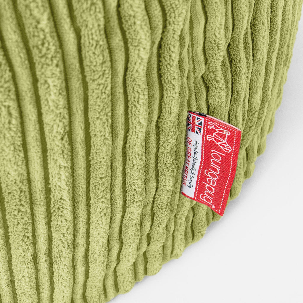 XL Pillow Beanbag - Cord Lime Green 05
