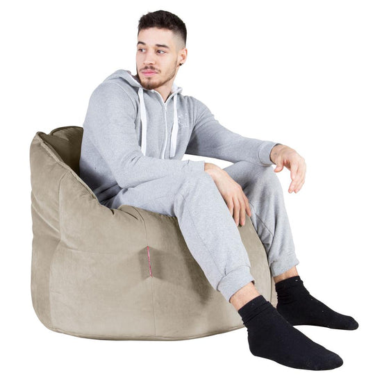 Cuddle Up Beanbag Chair - Velvet Mink 04