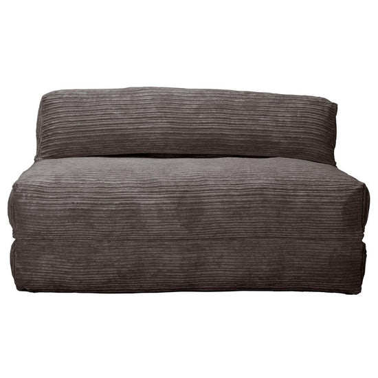 Avery - Double Futon Chair Bed, Folding Bed, Guest Bed By Lounge Pug, Cord Graphite