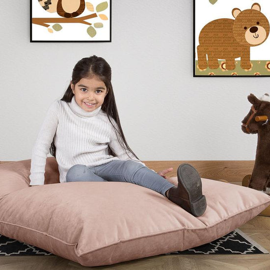 Junior Children's Beanbag - Velvet Rose Pink 02