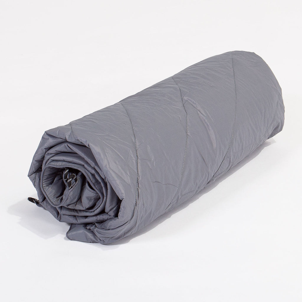 Lounge Pug Outdoor Puffy Blanket, Grey