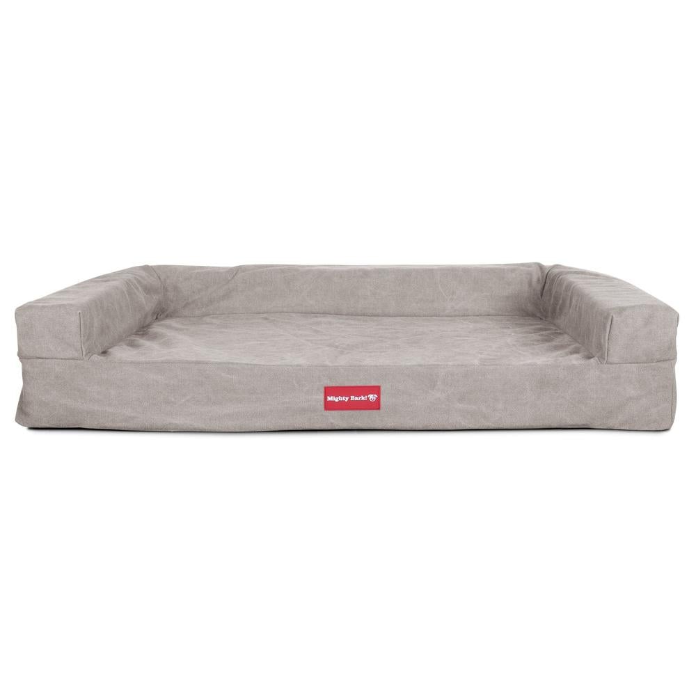 The Bench Orthopedic Memory Foam Dog Bed - Canvas Pewter 04
