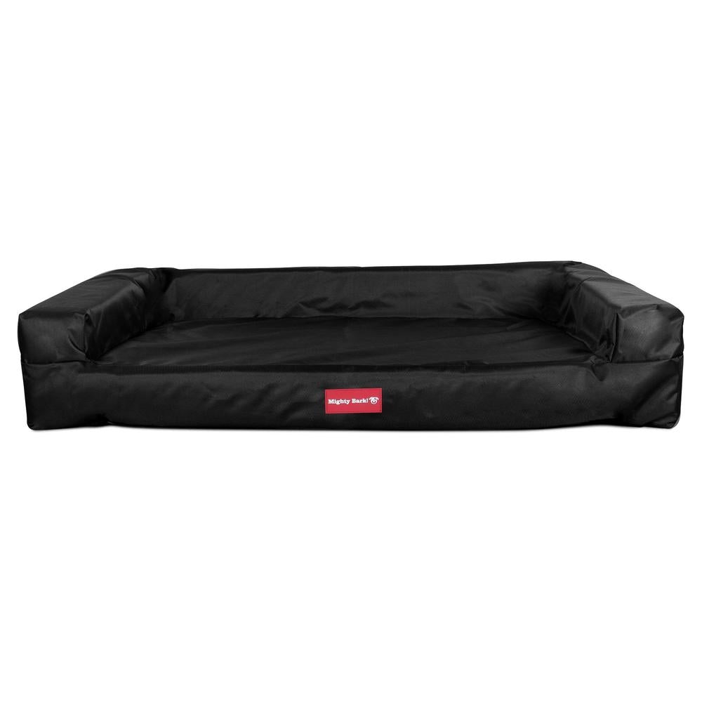 "The Bench By Mighty-Bark" - Orthopedic Memory Foam Dog Bed, Large, Medium, XXL - Waterproof Black