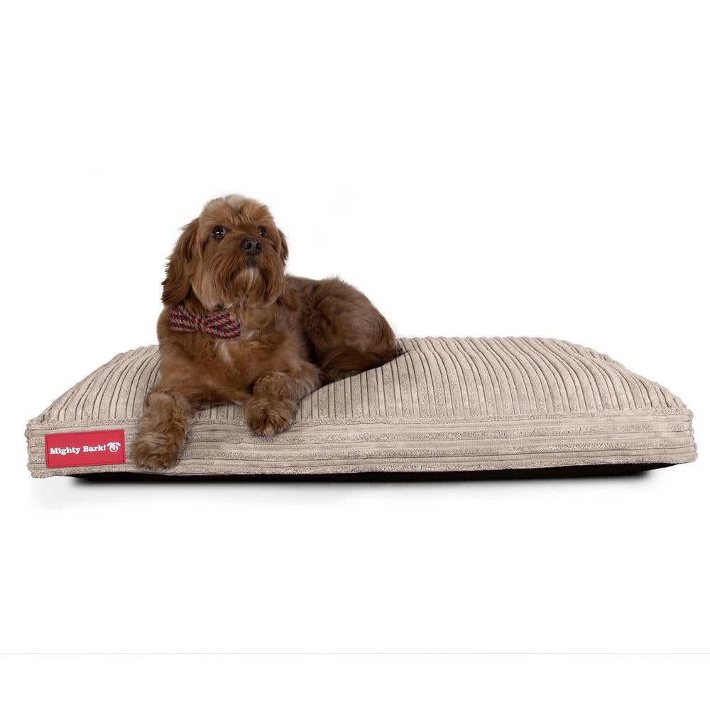 "The Mattress By Mighty-Bark" - Orthopedic Classic Memory Foam Dog Bed Cushion For Pets, Medium, XXL - Cord Mink