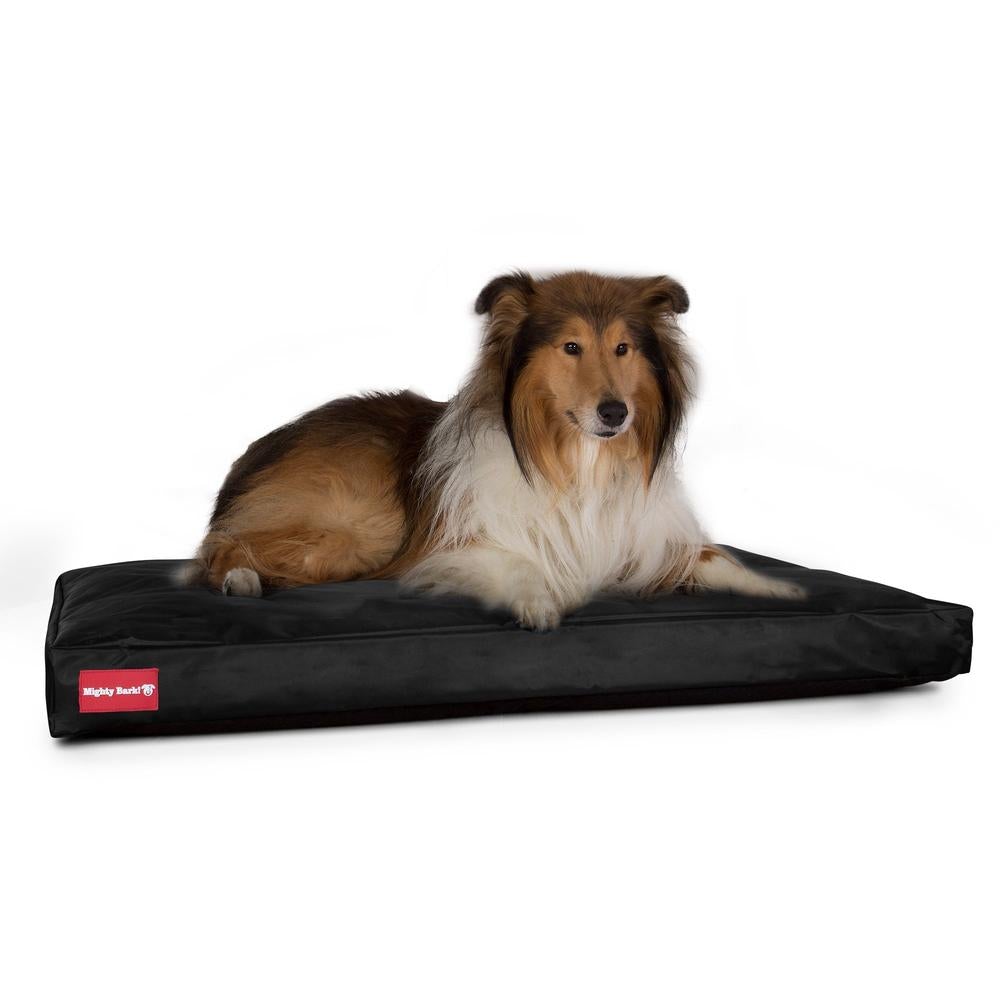 "The Mattress By Mighty-Bark" - Orthopedic Classic Memory Foam Dog Bed Cushion For Pets, Medium, XXL - Waterproof Black