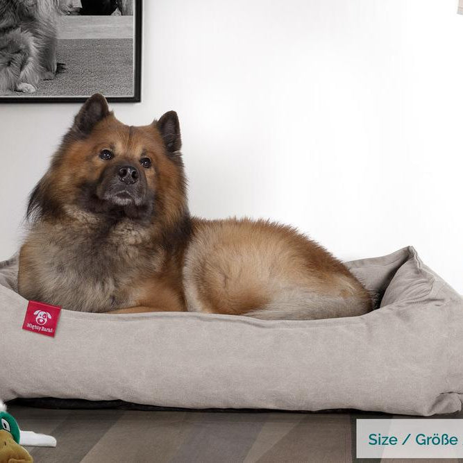 The Nest Orthopedic Memory Foam Dog Bed - Canvas Pewter 02