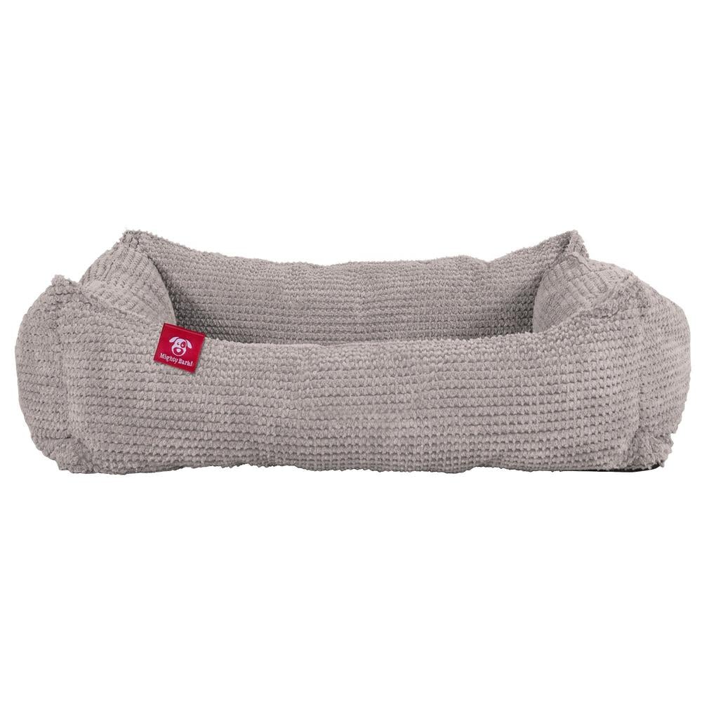 "The Nest By Mighty-Bark" - Orthopedic Memory Foam Dog Bed Basket For Pets, Small, Medium, Large - Pom Pom Mink